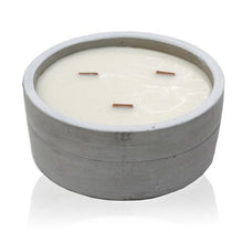 Charger l'image dans la galerie, Grande Bougie en Béton et Cire de Soja - Patchouli & Ambre Sombre