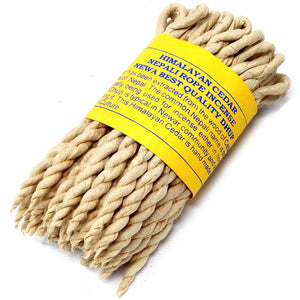 Corde d'encens Pure Herbs Cèdre - Encens Relaxation Himalayen Premium