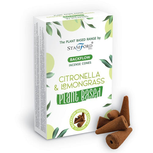 Cônes d'Encens à Base de Plantes pour Fontaines - Citronella & Lemongrass