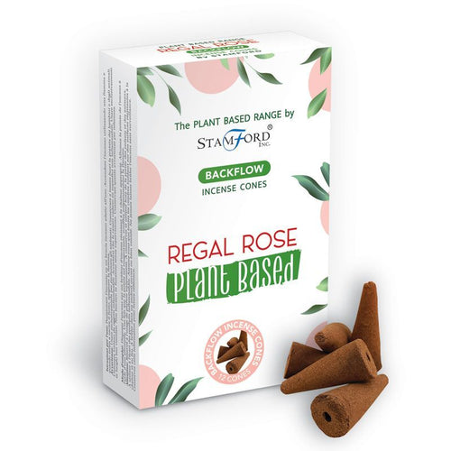 Cônes d'Encens à Base de Plantes pour Fontaines - Regal Rose