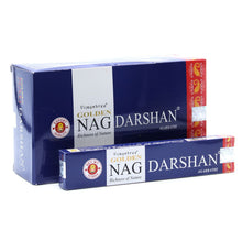 Charger l&#39;image dans la galerie, 15g Golden Nag Darshan - Encens Vision Divine Premium Vijayshree