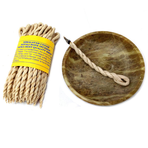 Corde d'encens Pure Herbs Cèdre - Encens Relaxation Himalayen Premium