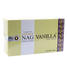 Charger l&#39;image dans la galerie, 15g Golden Nag Vanille Dorée - Encens Douceur Premium Vijayshree