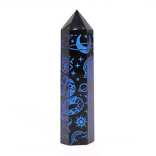 Charger l&#39;image dans la galerie, Pointe d&#39;Obsidienne Noire - Bleu Nuit