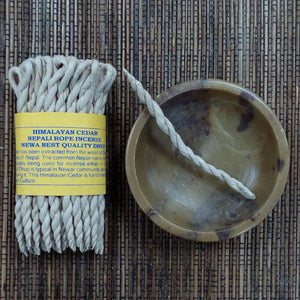 Corde d'encens Pure Herbs Cèdre - Encens Relaxation Himalayen Premium