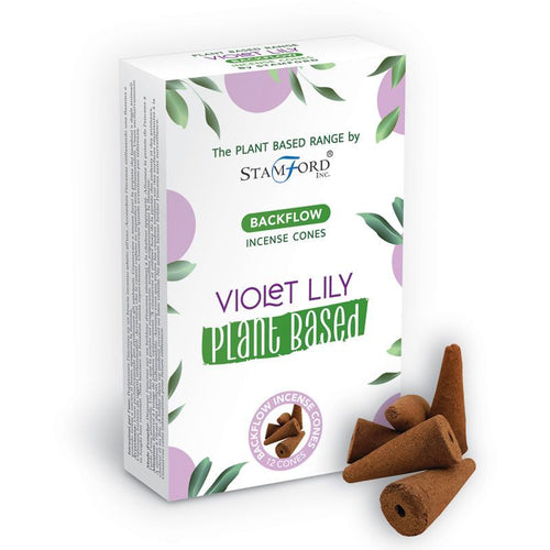 Cônes d'Encens à Base de Plantes pour Fontaines - Violet Lilly