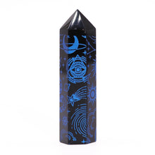 Charger l&#39;image dans la galerie, Pointe d&#39;Obsidienne Noire - Bleu Nuit