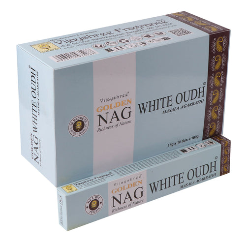 15g Golden Nag Oud Blanc - Encens Luxe Oriental Premium Vijayshree