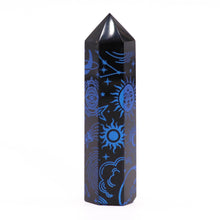 Charger l&#39;image dans la galerie, Pointe d&#39;Obsidienne Noire - Bleu Nuit