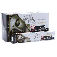 Charger l&#39;image dans la galerie, 15g Golden Nag Bouddha Doré - Encens Sagesse Premium Vijayshree