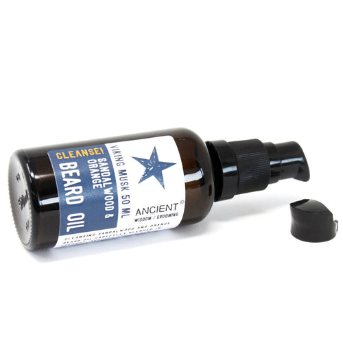 Huile à Barbe Viking Musk - Nettoyer - 50ml