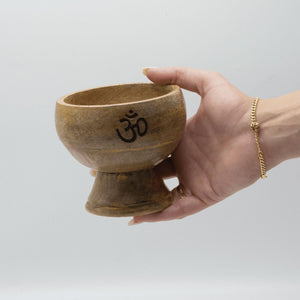 Grand Bol Rituel Porte-Cônes d'Encens 11x10cm - Arbre de Vie Sacré
