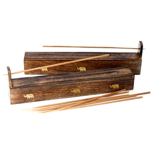 Boîte à Encens Bois de Manguier - Collection Assortie Premium