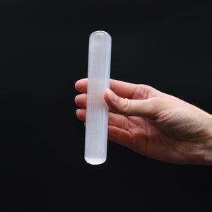 Baguette de Sélénite Premium 16cm - Purification & Rituels Sacrés