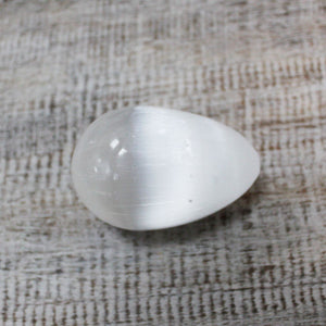 Œuf de Sélénite Premium 5-6cm - Renaissance & Nouveau Départ Spirituel