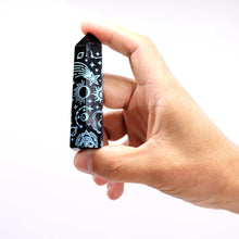 Charger l&#39;image dans la galerie, Pointe d&#39;Obsidienne Noire - Bleu Ciel