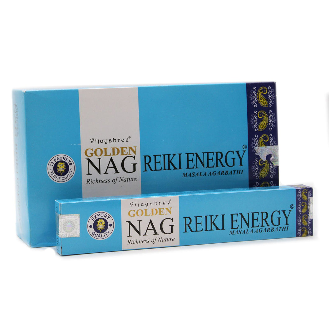 15g Golden Nag Reiki Energy - Encens Guérison Énergétique Vijayshree