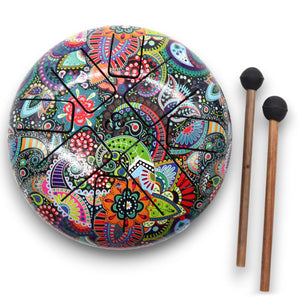 Tambour à Langues Acier Multicolore OM - 18cm - Harmonie Colorée