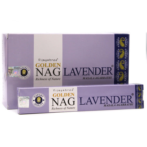 15g Golden Nag Lavande - Encens Relaxation Premium Vijayshree