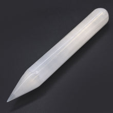 Charger l&#39;image dans la galerie, Baguette de Sélénite Premium 16cm Pointe - Direction &amp; Focalisation Divine