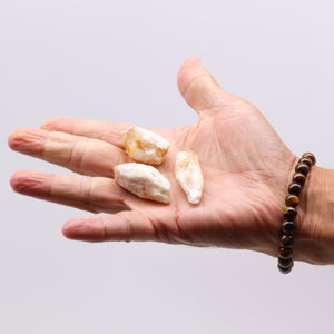 Cristaux Bruts Citrine Topaze Pointes 500g - Abondance Manifestée