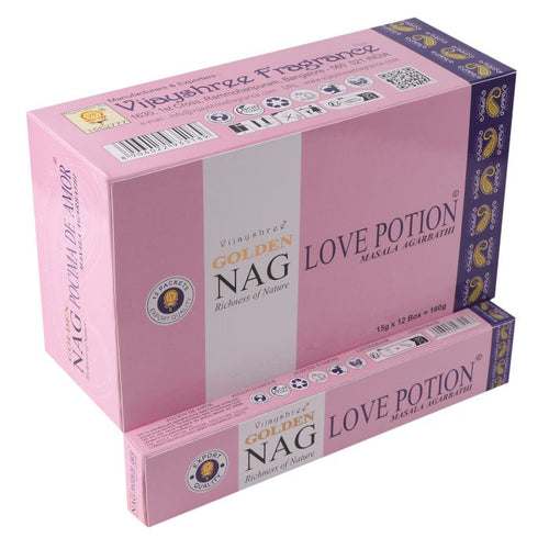 15g Golden Nag Love Potion - Encens Amour et Attraction Vijayshree