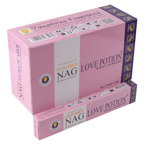 15g Golden Nag Love Potion - Encens Amour et Attraction Vijayshree
