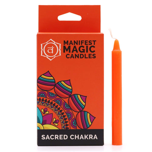 Bougies Magiques Manifest - Orange - Chakra Sacré