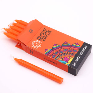 Bougies Magiques Manifest - Orange - Chakra Sacré