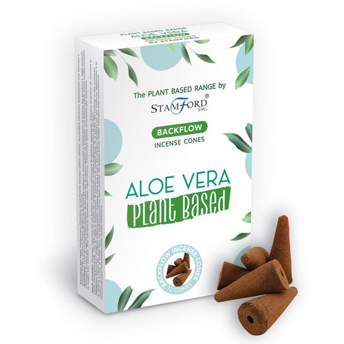 Cônes d'Encens à Base de Plantes pour Fontaines - Aloe Vera Guérisseur