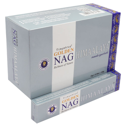 15g Golden Nag Himalaya - Encens Montagne Sacrée Premium Vijayshree