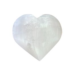 Grand Cœur de Sélénite Premium 10cm - Amour Divin & Guérison Émotionnelle