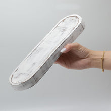 Charger l&#39;image dans la galerie, Grand Plateau à Encens 30x10cm - Finition Whitewash Élégante Premium