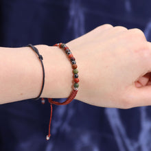 Charger l&#39;image dans la galerie, Bougie en cristal du zodiaque avec bracelet en pierres précieuses - Bélier