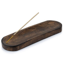Charger l&#39;image dans la galerie, Grand Plateau à Encens 30x10cm - Bois de Manguier Classique Premium