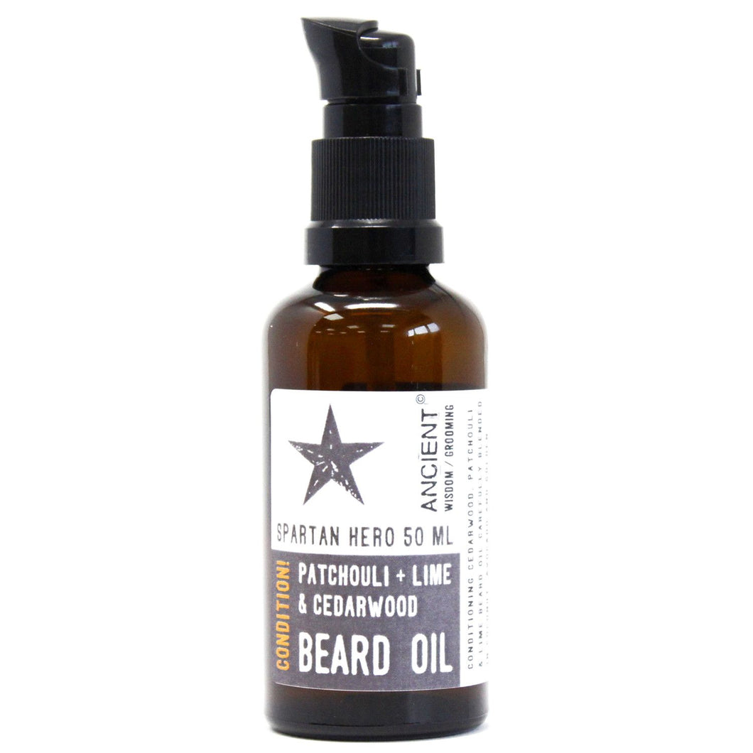 Huile à Barbe Spartan Hero - Revitaliser - 50ml