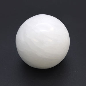 Sphère de Sélénite Premium 5-6cm - Harmonisation & Méditation Divine