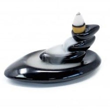 Charger l&#39;image dans la galerie, Brûleur d&#39;encens à refoulement - Petits Galets Zen