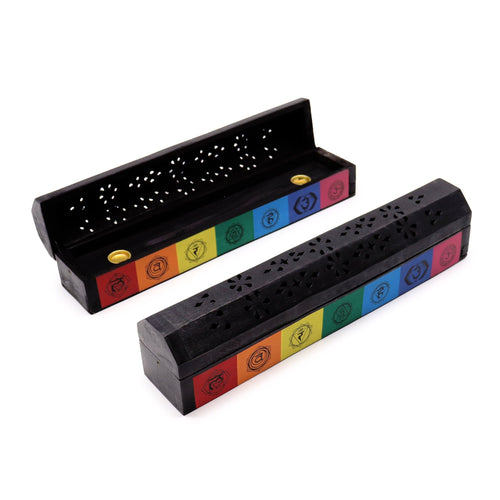 Boîte à Fumée 7 Chakras Colorée - Harmonisation Énergétique Premium
