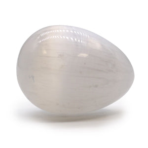 Œuf de Sélénite Premium 5-6cm - Renaissance & Nouveau Départ Spirituel