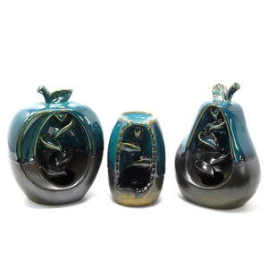 Brûleur d'encens à refoulement - Vase et Cascade Élégante