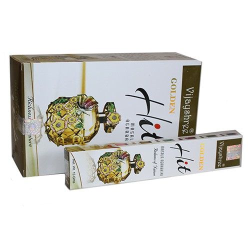 15g Golden Nag Hit Masala - Encens Énergie Vitale Premium Vijayshree