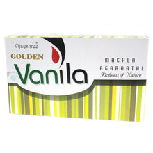 Charger l&#39;image dans la galerie, 15g Golden Nag Vanille Dorée - Encens Douceur Premium Vijayshree