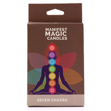 Charger l&#39;image dans la galerie, Bougies Magiques Manifest - Pack Sept Chakras