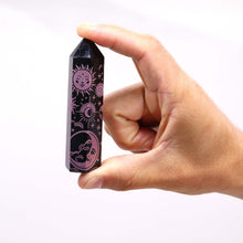 Charger l&#39;image dans la galerie, Pointe d&#39;Obsidienne Noire - Rose Onirique