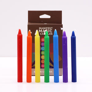 Bougies Magiques Manifest - Pack Sept Chakras