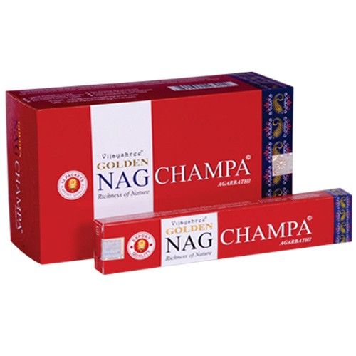 15g Golden Nag Champa - Encens Spirituel Premium Vijayshree