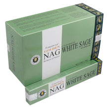 Charger l&#39;image dans la galerie, 15g Golden Nag Sauge Blanche - Encens Purification Premium Vijayshree