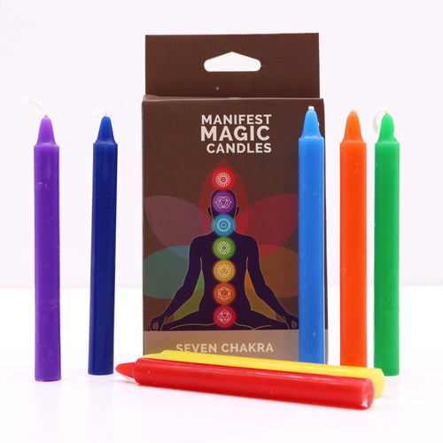 Bougies Magiques Manifest - Pack Sept Chakras