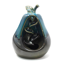 Charger l&#39;image dans la galerie, Brûleur d&#39;encens à refoulement - Poire Zen Sculptée